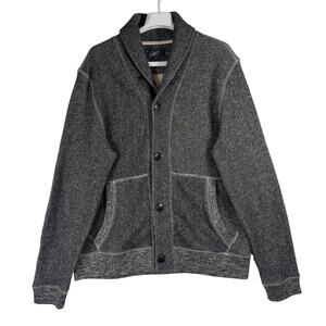 Grayers Avalon Shawl Cardigan Navy Marl Men’s Size Medium M USED